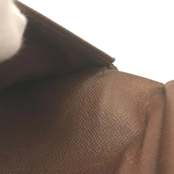 893183BJ (L1) Louis Vuitton Wallet Porte Tresor Etui Papiers Brown Monogram - Picture 8 of 9